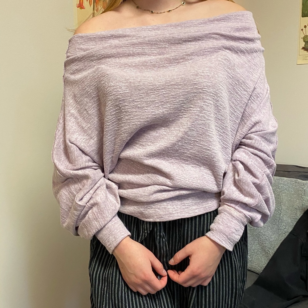 Lilac Free People Sweater